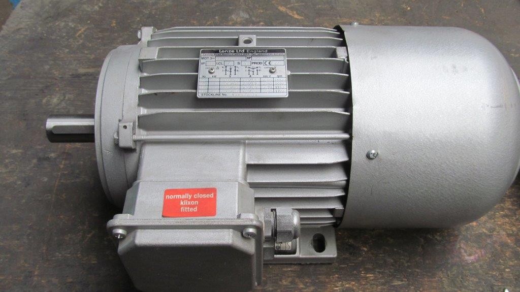 New/Unused 3kw 4 pole Lenze Brake Motor
